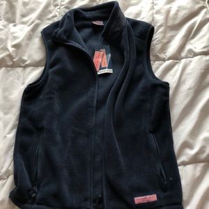 Vineyard Vines navy blue zip up “Harbor Vest”